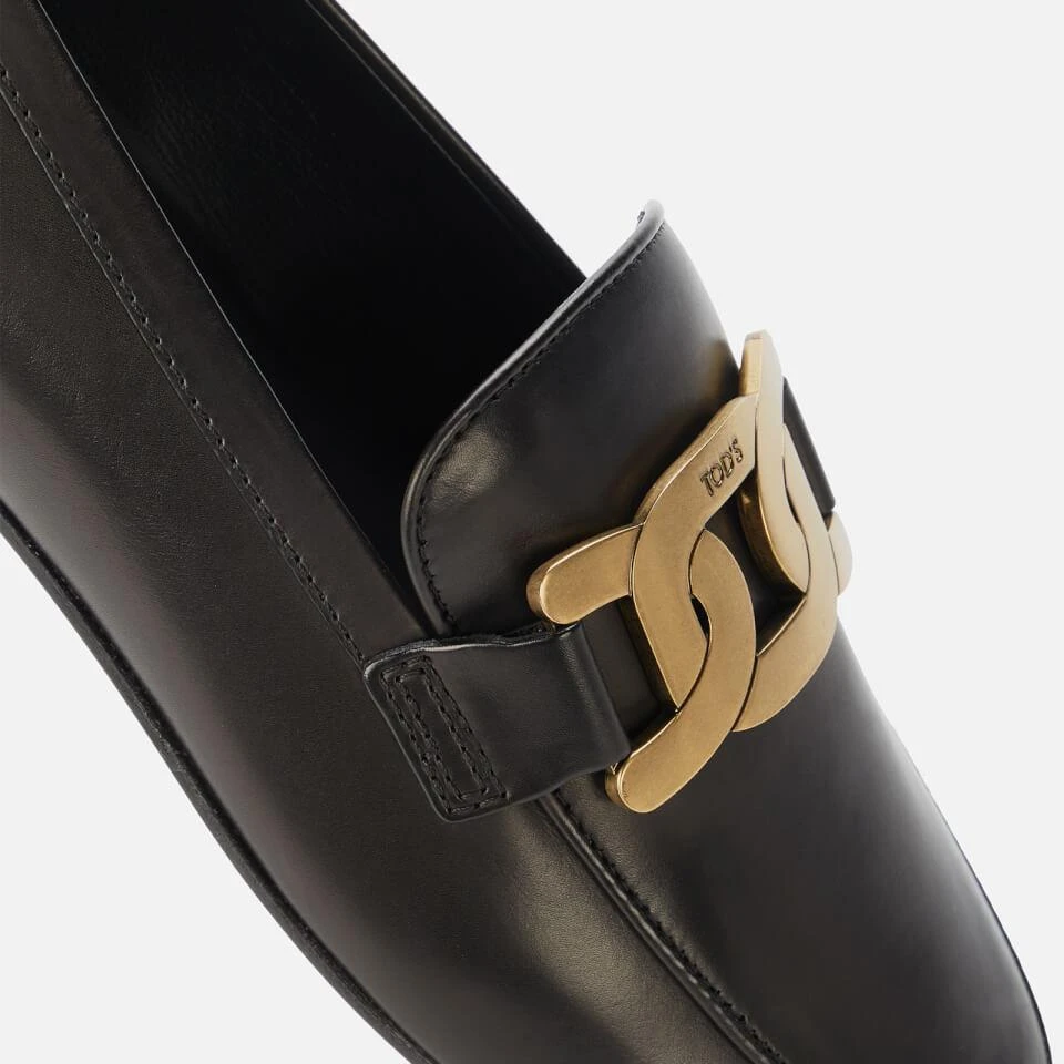 undefined TOD'S WOMEN'S KATE LEATHER LOAFERS - BLACK 4