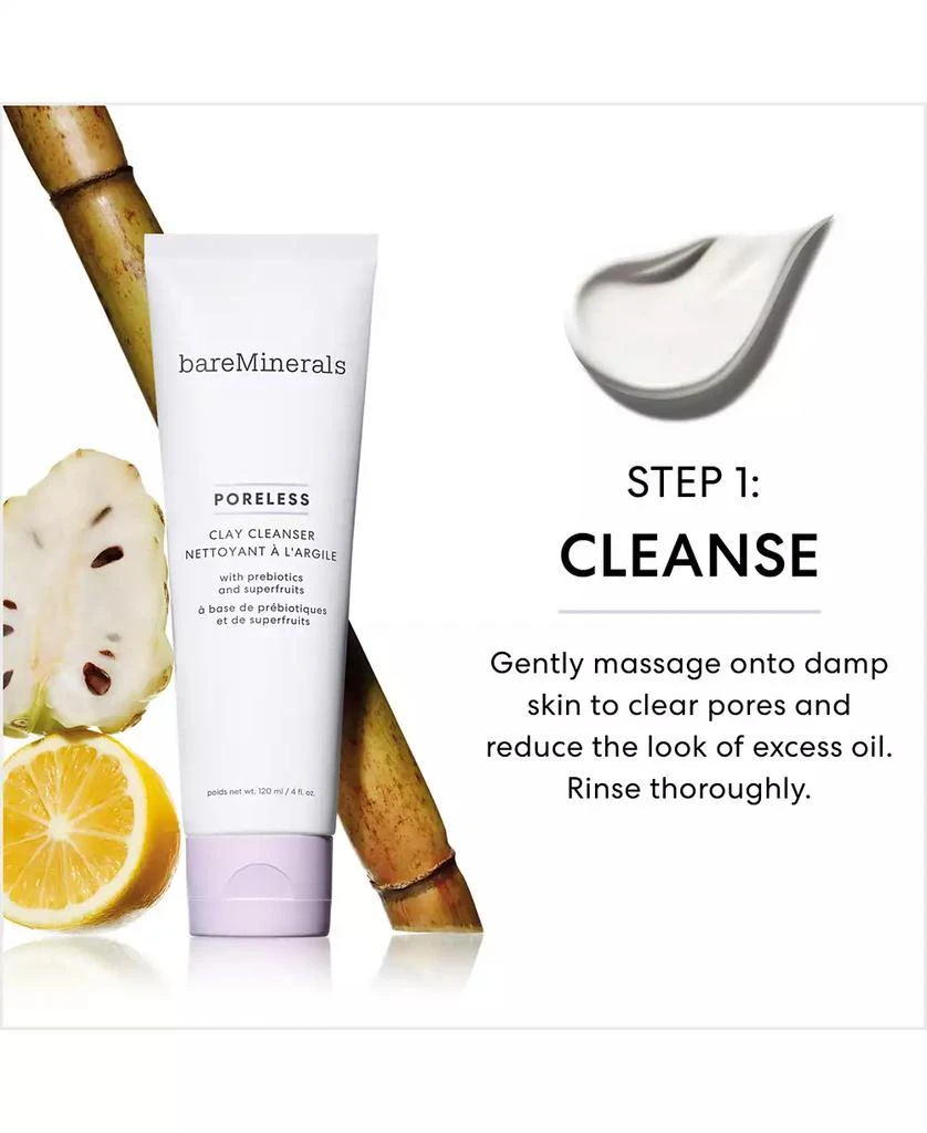 BareMinerals Poreless Clay Creamy Foaming Cleanser, 4 oz. 3