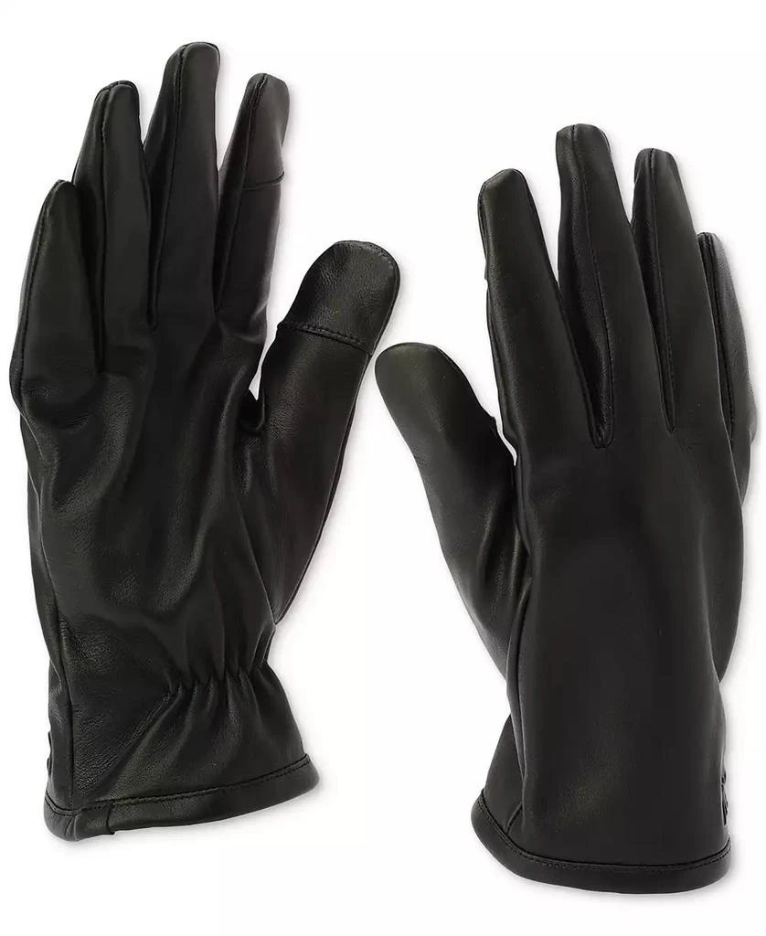 Calvin Klein Men's Injected Leather Gloves 2