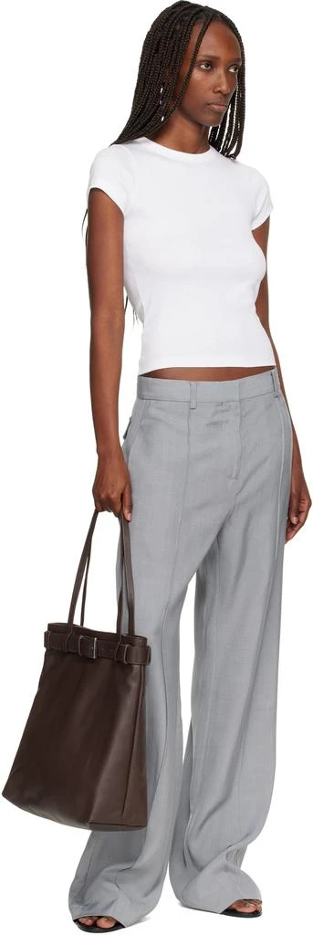 St. Agni Brown Belt Detail Tote 4