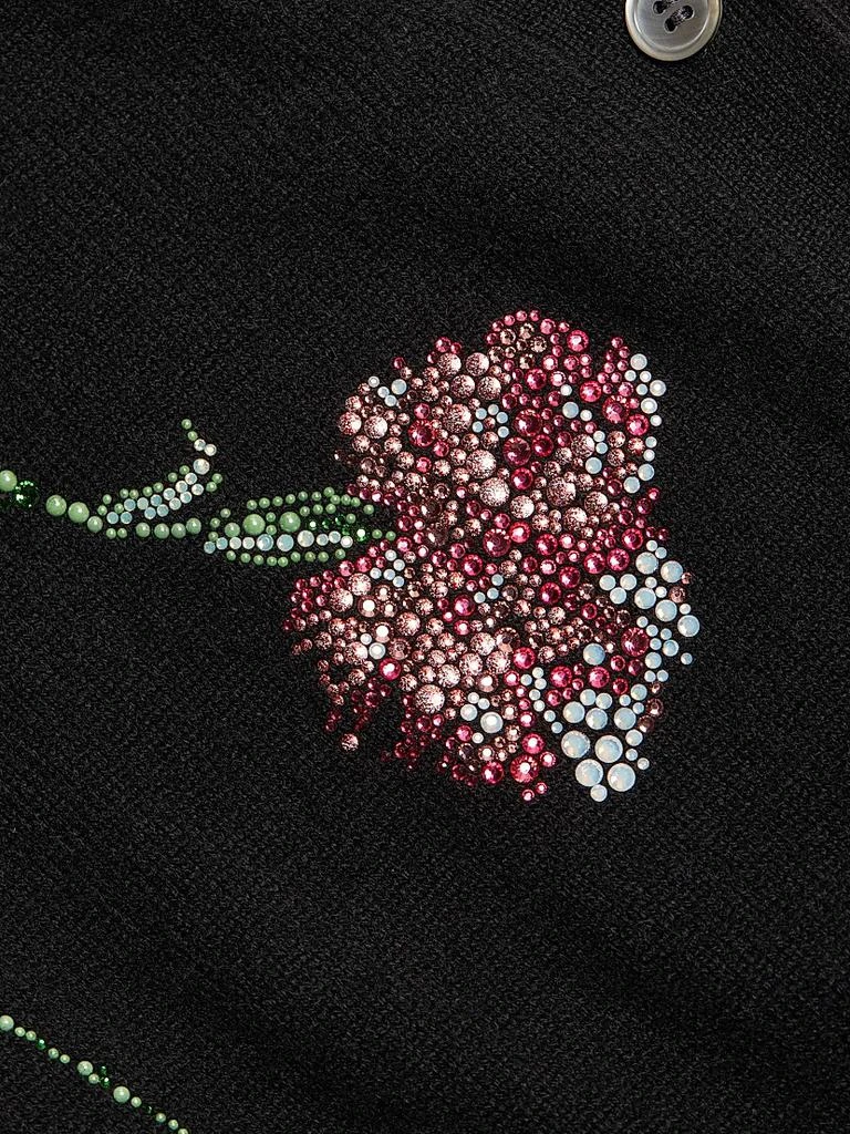 Libertine Cecil Beaton Pink Carnation Floral Cashmere Cardigan 7