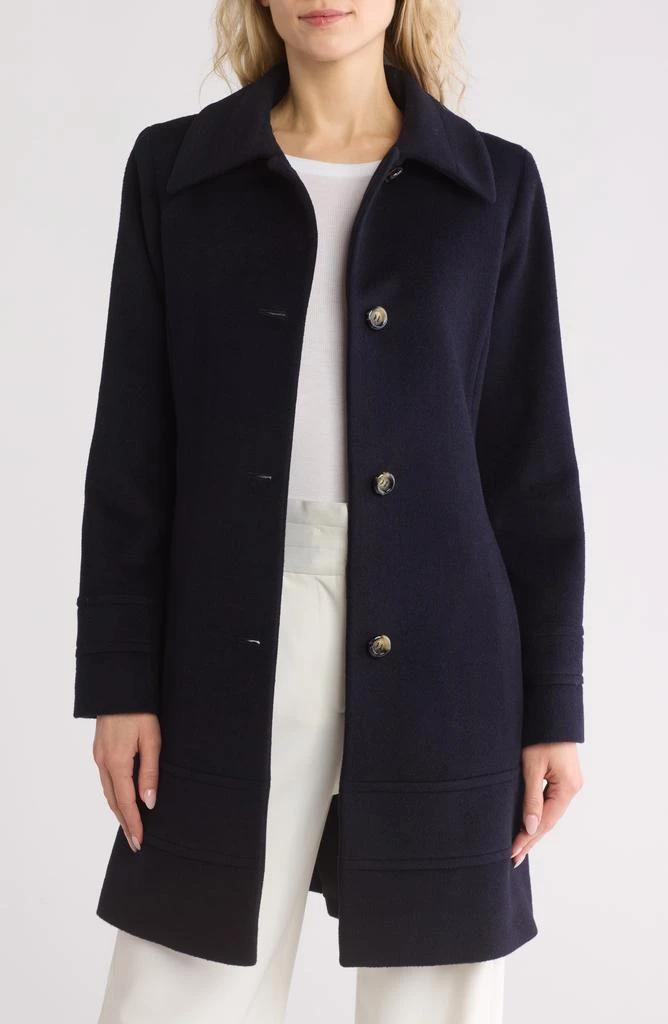 Fleurette Wool Blend Fit & Flare Coat 3