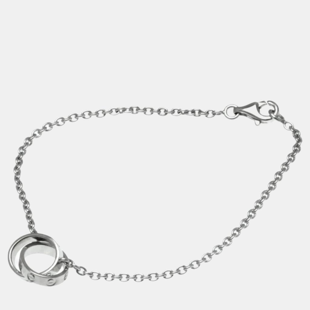 Cartier Cartier 18K White Gold Love Chain Bracelet