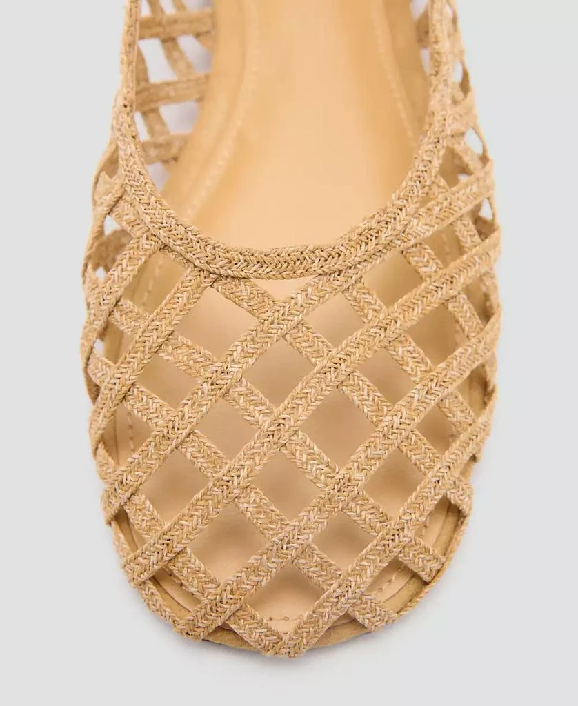 Mango Women's Natural Fiber Ballerinas Shoes 3