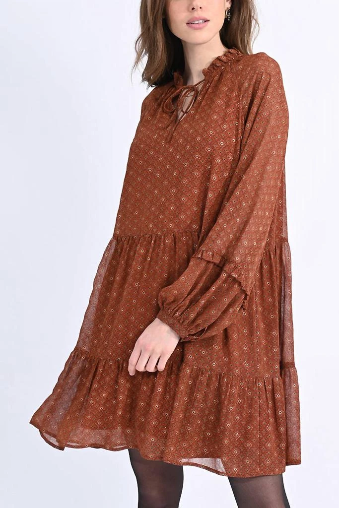 Molly Bracken Molly Bracken - Mini Dress in Printed Veil 3
