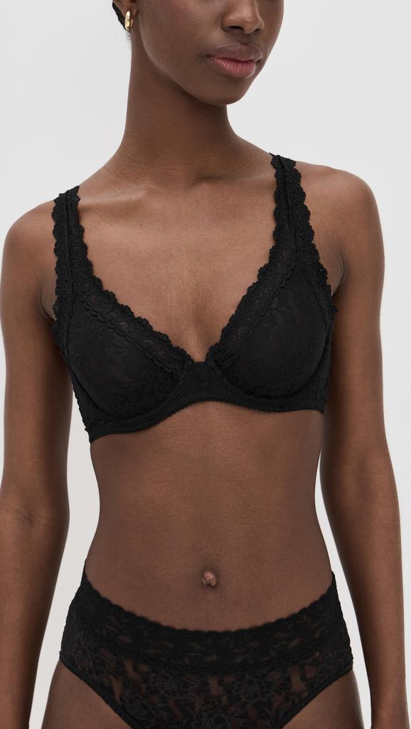 Hanky Panky High Apex Unlined Signature Lace Bra