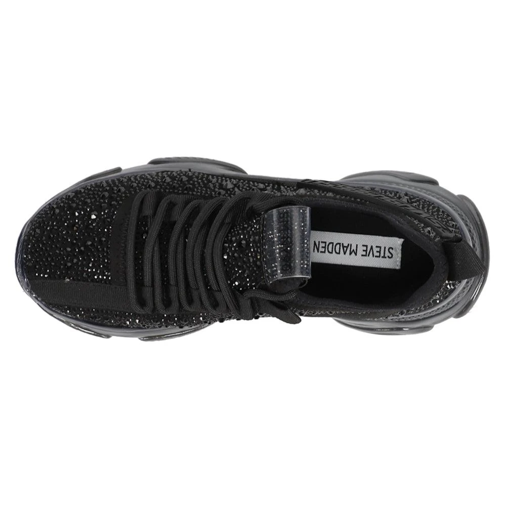 Steve Madden Maxima Rhinestone Embossed Lace Up Sneakers 4