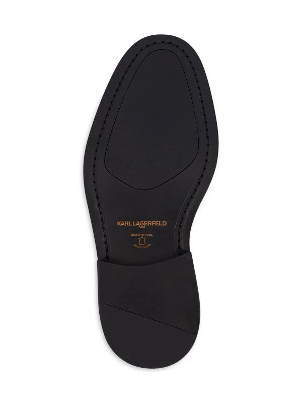 Karl Lagerfeld Paris White Label Leather Chelsea Boots 5