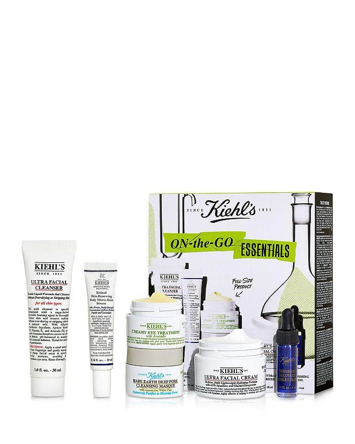 Kiehl's On The Go Essentials Skincare Set ($99 value) 1
