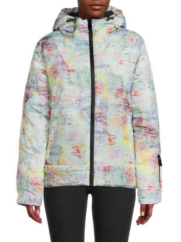 NOIZE Abstract Hooded Parka