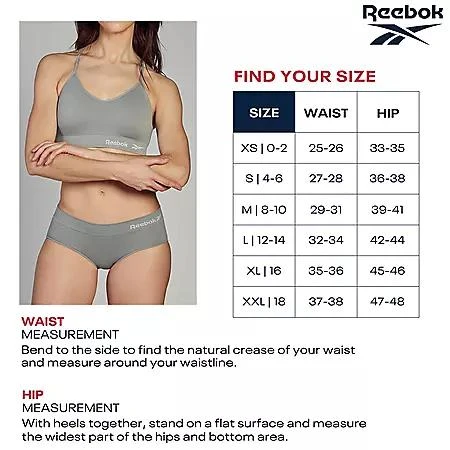 Reebok Reebok Women's 5-Pack Seamless Hipster 5