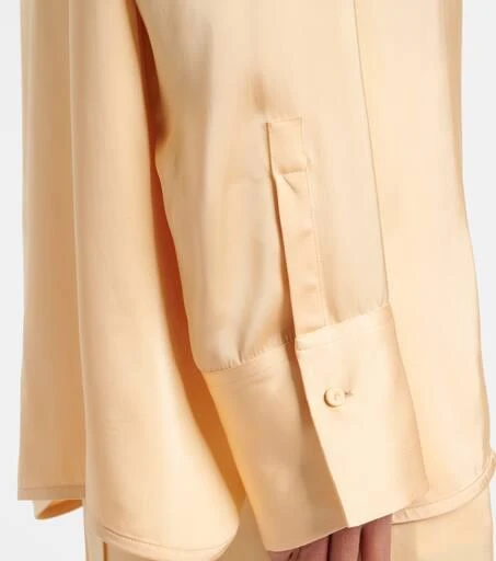 Jil Sander Bow-detail satin blouse 5