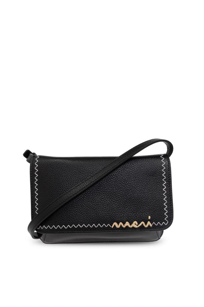 Marni Marni Logo Printed Chain-Linked Crossbody Bag Marni Marni Logo Printed Chain-Linked Crossbody Bag