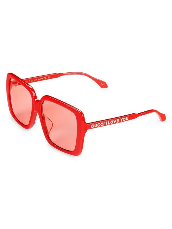 Gucci 58MM Square Sunglasses 2