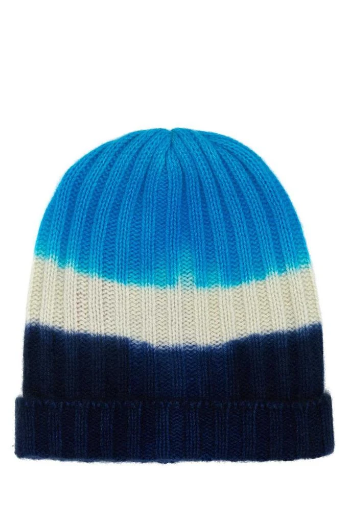 The Elder Statesman The Elder Statesman Tie-Dyed Chunky Ribbed-Knit Beanie 1