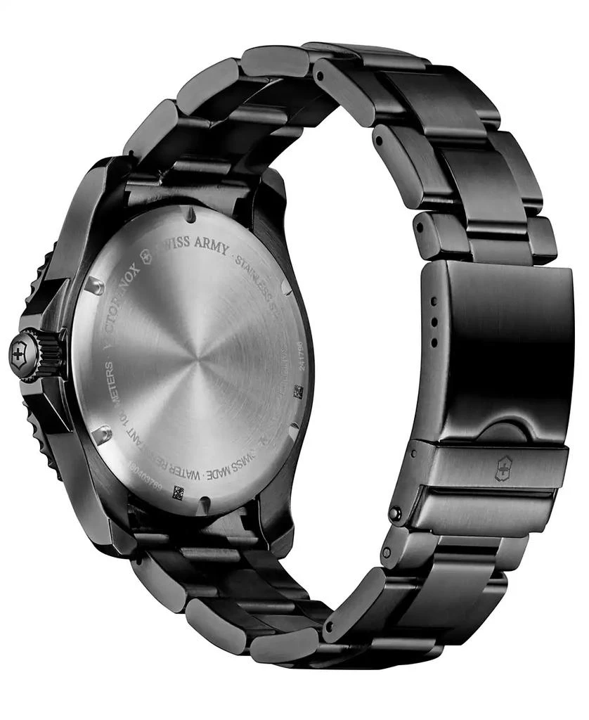 Swiss Army Men's Swiss Maverick Black Edition Black PVD Stainless Steel Bracelet Watch 43mm 4