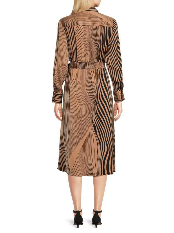 Tahari Print Midi-Shirtdress 2