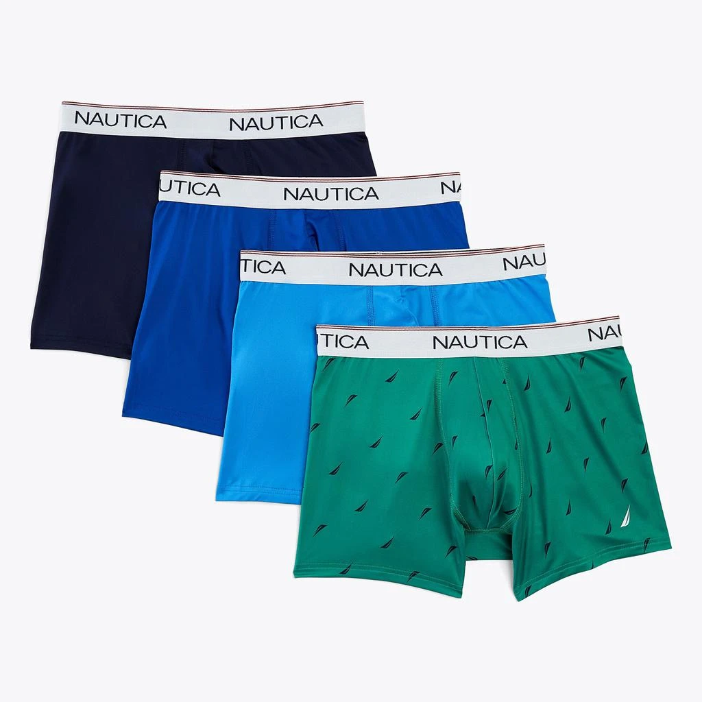 Nautica Mens Stretch Performance Boxer Briefs, 4-Pack 7