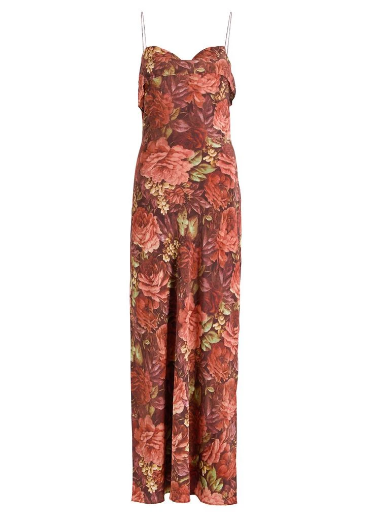 FAITHFULL THE BRAND Zelie silk crepe de chine maxi dress 1