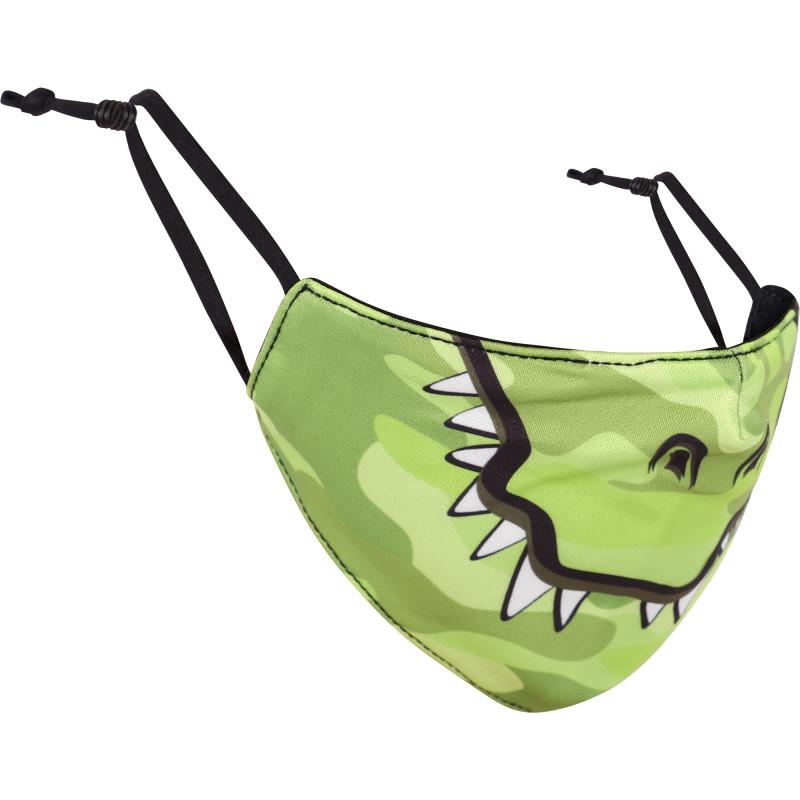 OMG! Accessories Crocodile face mask and clip on pouch
