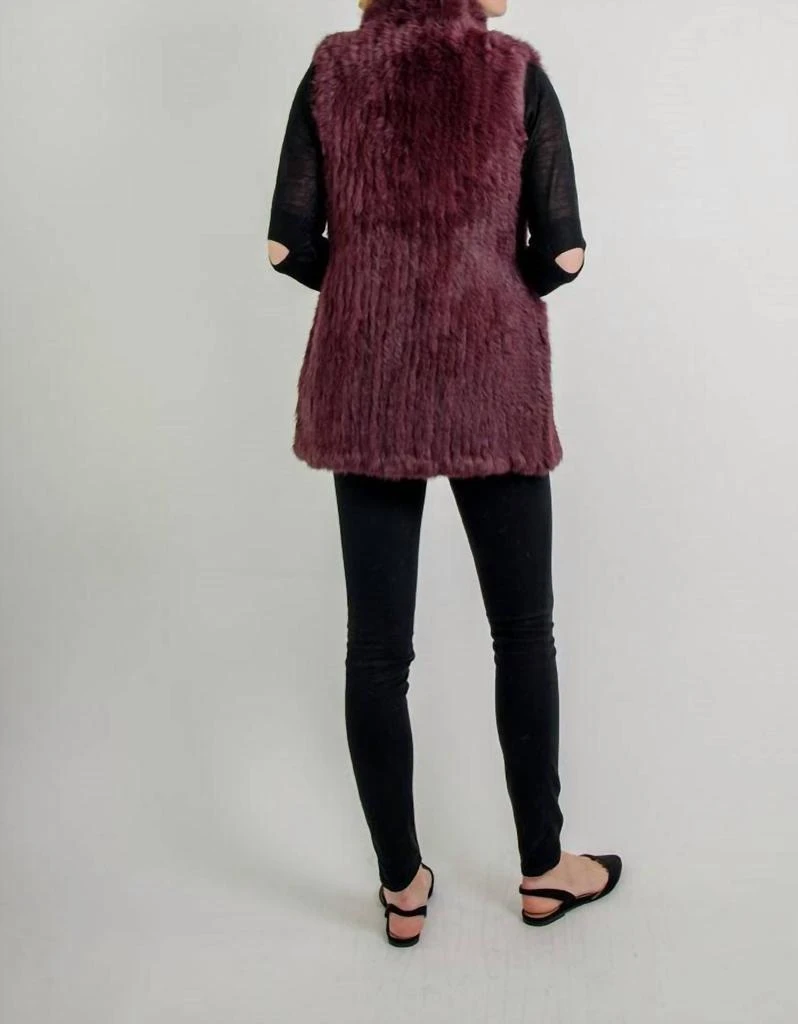 Love Token Love Token - Elyse Genuine Rabbit Fur Vest 2