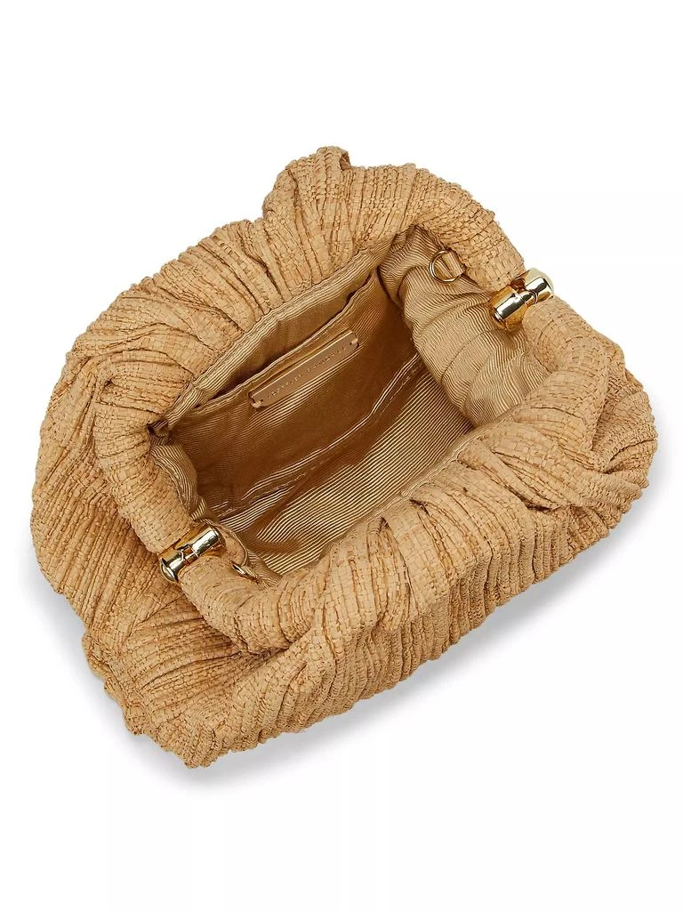 Loeffler Randall Small Bailey Raffia Clutch-On-Chain 4