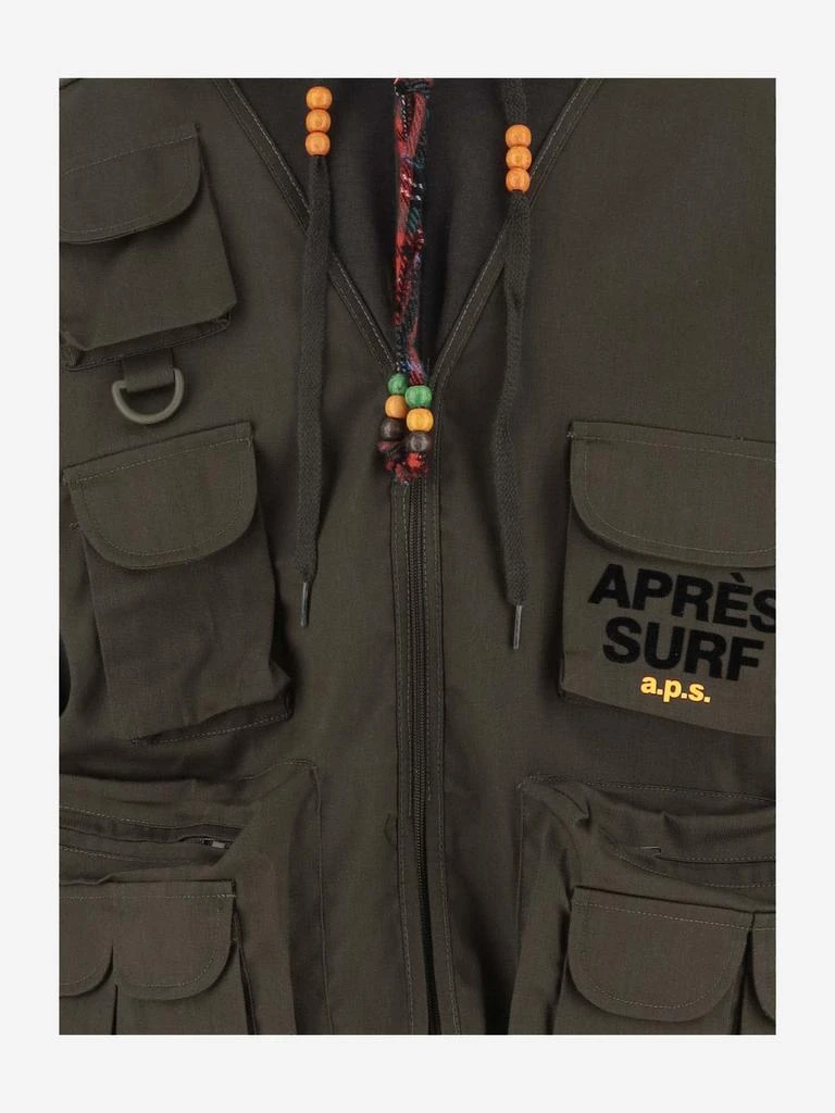 Apres Surf Cotton Blend Jacket With Logo 3