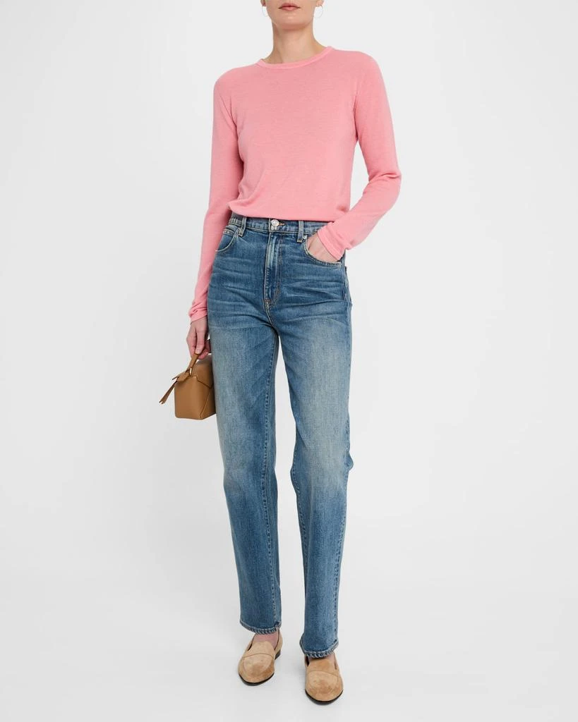 MAJESTIC FILATURES Machine Washable Cashmere Crewneck Pullover 3