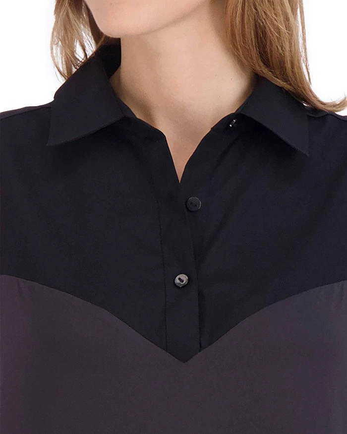 FOXCROFT Sasha Mixed Media Top 3