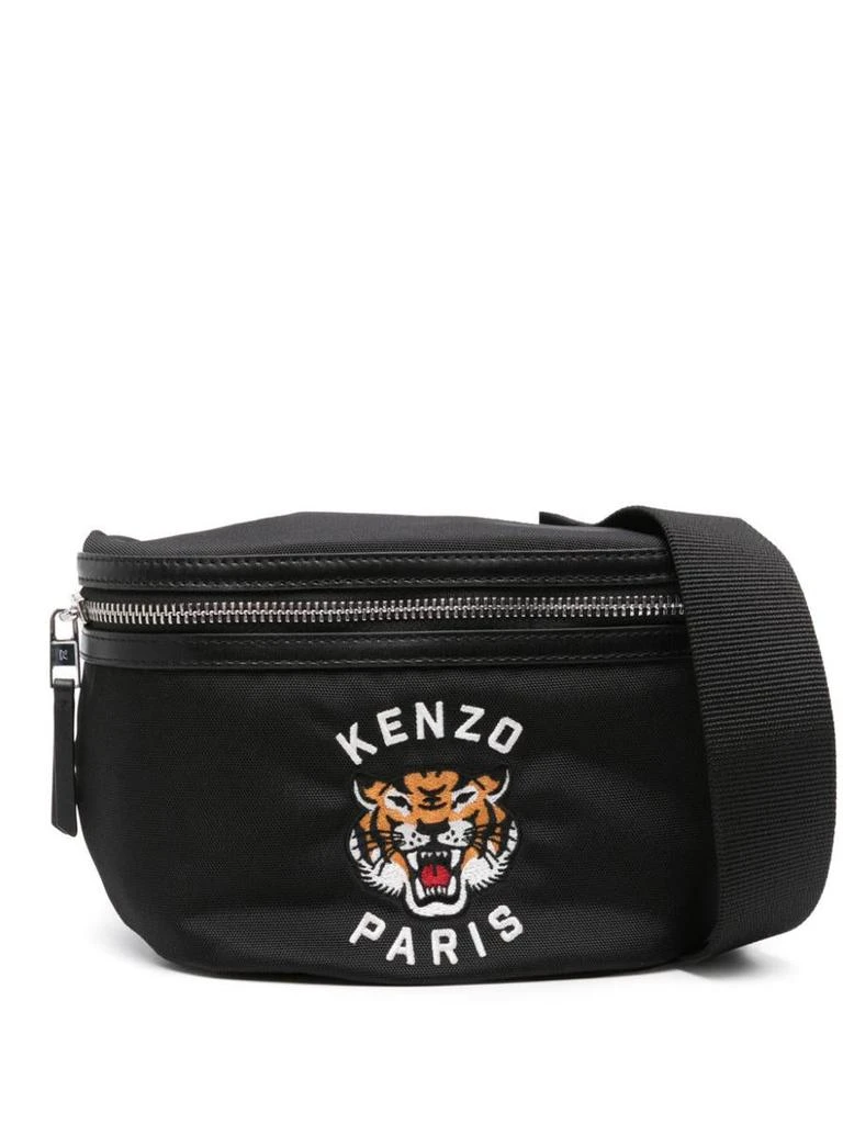 Kenzo Kenzo Varsity Fanny Pack With Tiger Head Motif 1