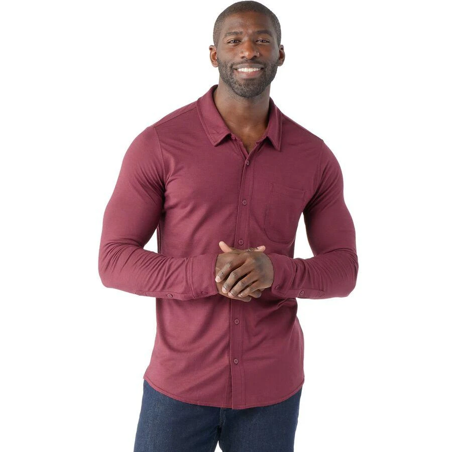 Smartwool Merino Sport 150 Long-Sleeve Button-Up Shirt - Men's 1