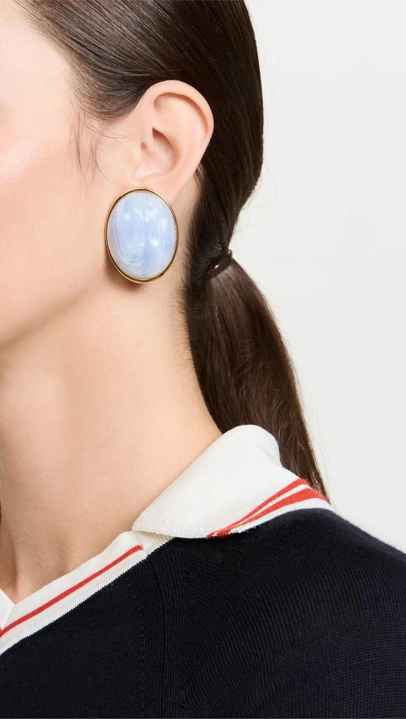 Lele Sadoughi Reflection Button Earrings 2