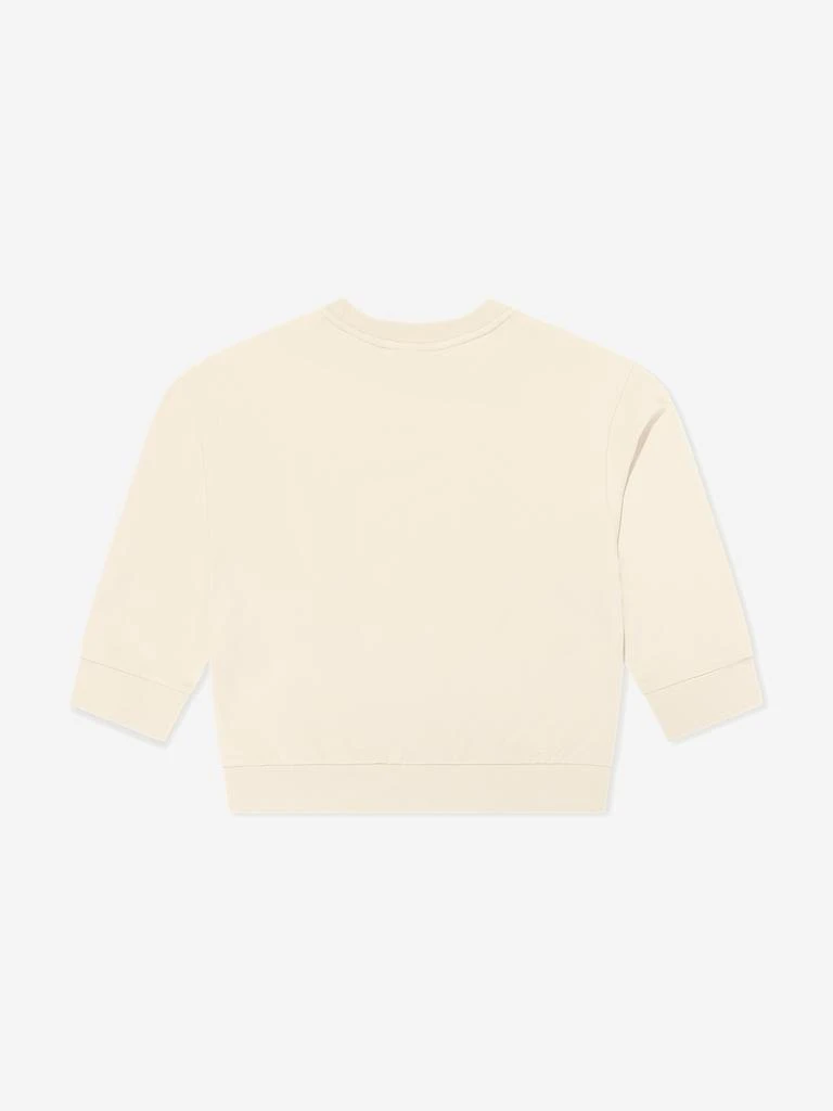 EA7 EMPORIO ARMANI Boys Logo Sweatshirt in Ivory 2