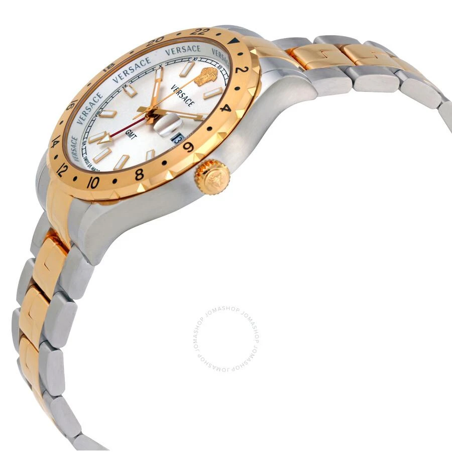 Versace Hellenyium GMT Silver Dial Men's Watch V1103 0015 2