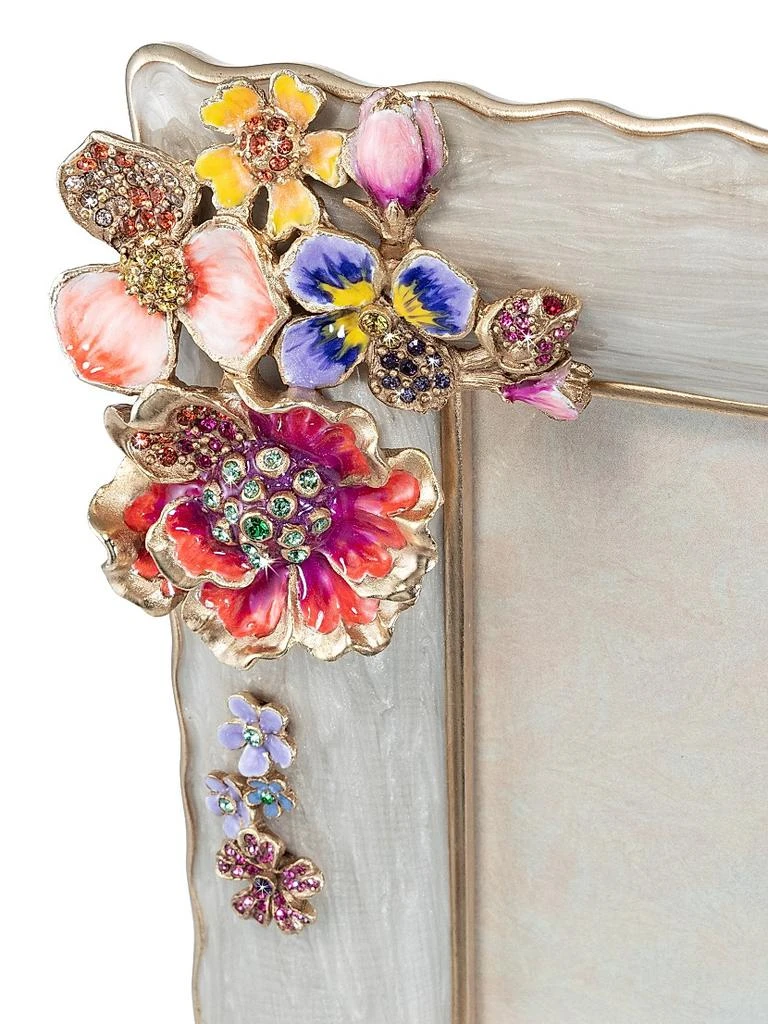 Jay Strongwater Ainsley Flower Bouquet 5'' x 7'' Frame 4