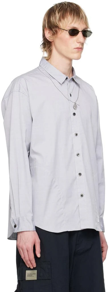 NEIGHBORHOOD Gray Medal & Cross Shirt 2