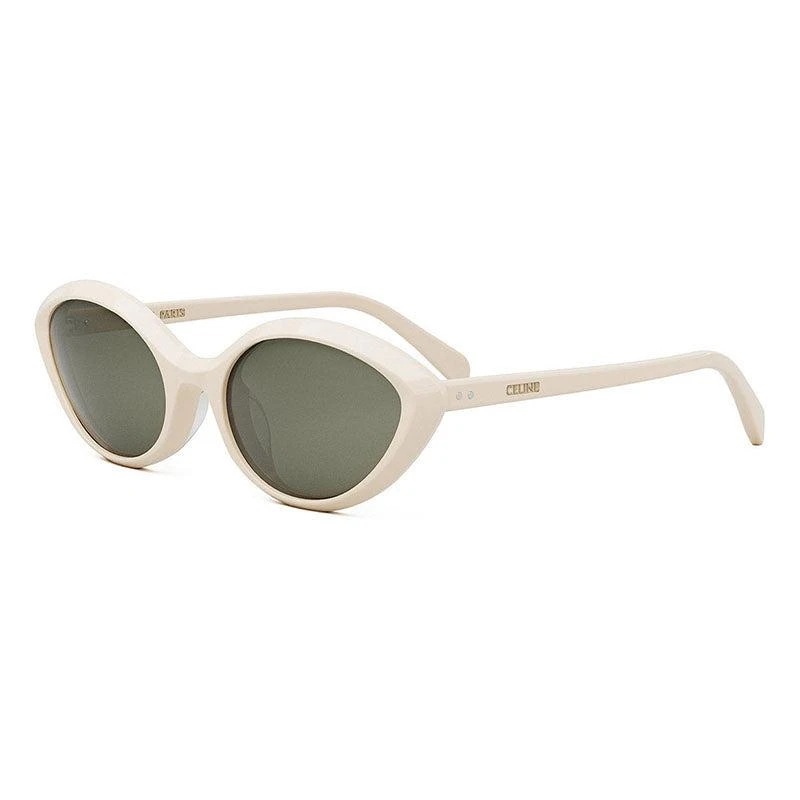 Shop Celine Sunglasses Cat Eye Full Rim, Shiny Ivory Frame  display picture 2