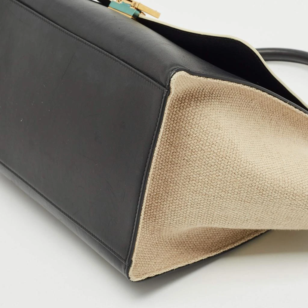 Celine Celine Tri Color Leather and Canvas Medium Trapeze Bag 12