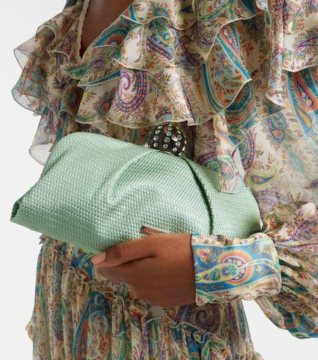 Aquazzura Tequila embellished clutch 6