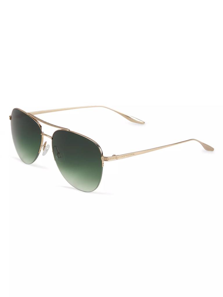 Barton Perreira Core Chevalier 57MM Aviator Sunglasses