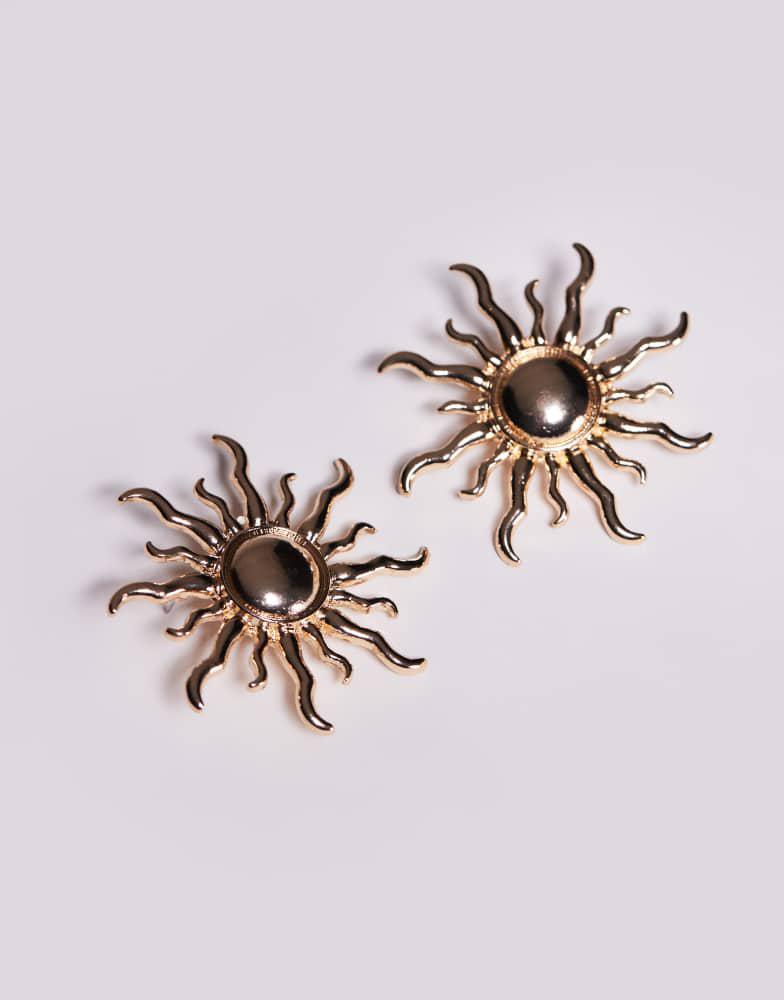 8 Other Reasons 8 Other Reasons sun earrings in gold