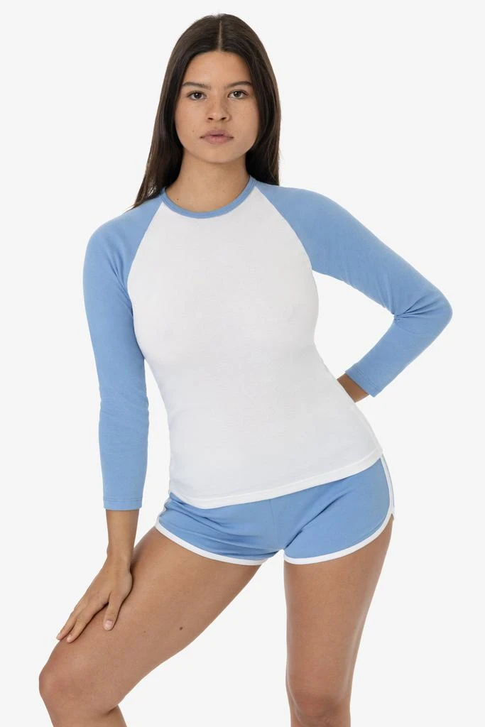 Los Angeles Apparel 43053 - Baby Rib Long Sleeve Raglan 6