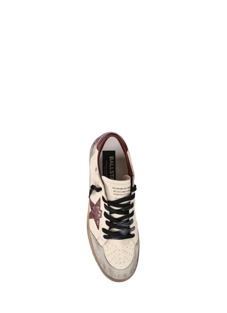 GOLDEN GOOSE Ball Star Nappa Upper Suede Toe And Spur Cocco Printed Leat 5