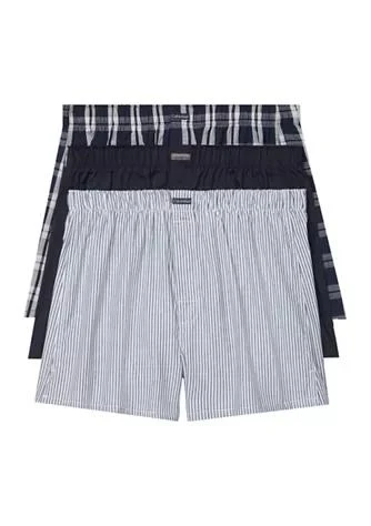 Calvin Klein Klein Woven Boxer Briefs   3 Pack 1