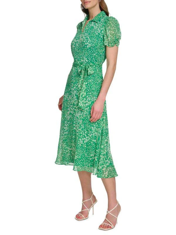 DKNY Floral Midi Dress 3