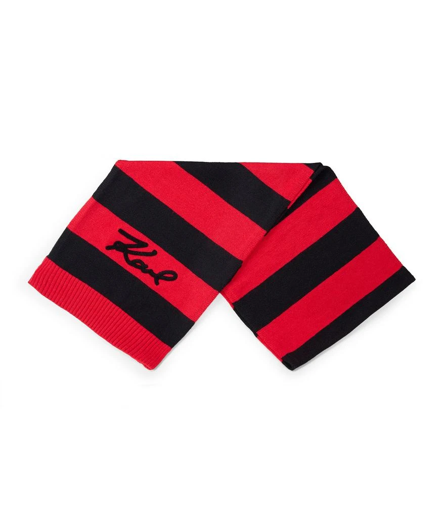 Karl Lagerfeld Paris RUGBY STRIPE SCARF 1