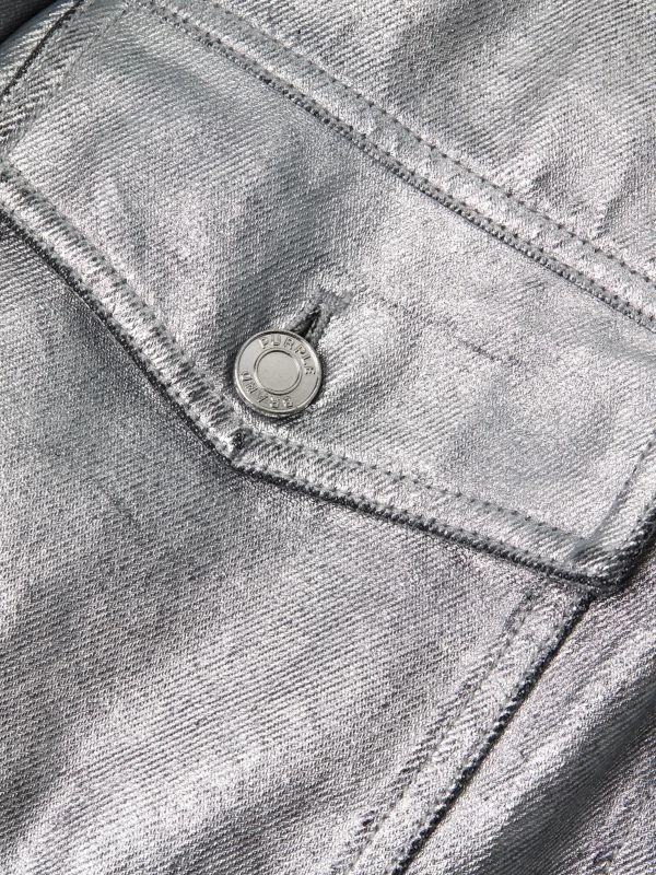 Purple Brand Oversized Long-Sleeve Denim Shirt 4