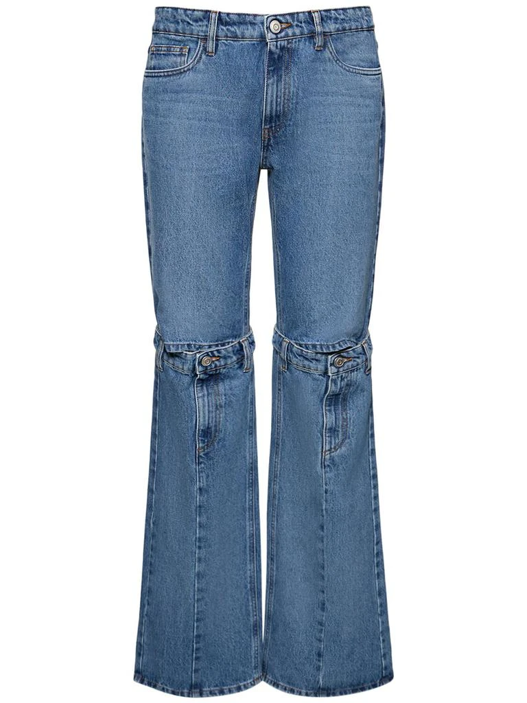 COPERNI 26.8cm Straight Open-knee Denim Jeans 1