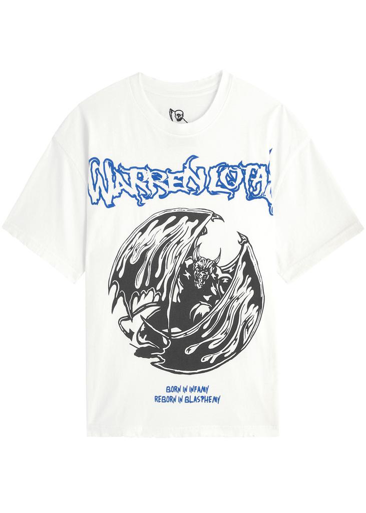 Warren Lotas Gargoyle printed cotton T-shirt