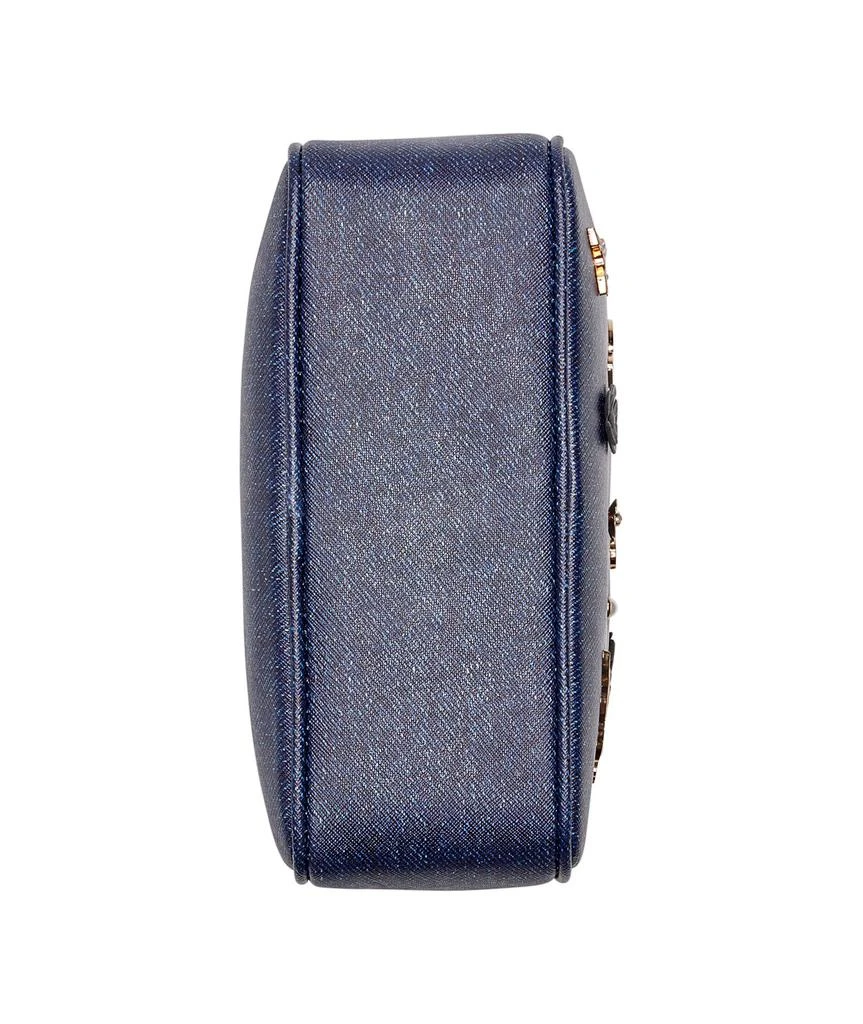 Karl Lagerfeld Paris MAYBELLE DENIM CROSSBODY WITH PINS 5